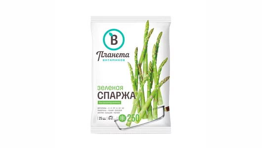 Спаржа Планета Витаминов зеленая замороженная 250 г