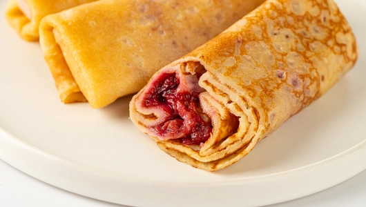 Блины с вишней