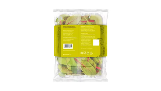 Салатная смесь Белая дача Botanicum рукола мангольд мизуна 75 г