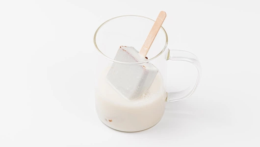 Горячий шоколад в белой глазури, зам.