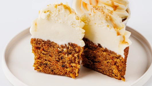 Капкейк "Морковный" с сырным кремом, 2 шт