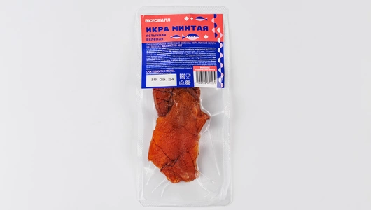 Икра ястычная минтая вяленая, 50 г Икра ястычная минтая вяленая, 50 г