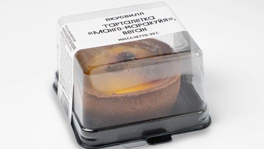 Тарталетка "Манго-маракуйя", веган