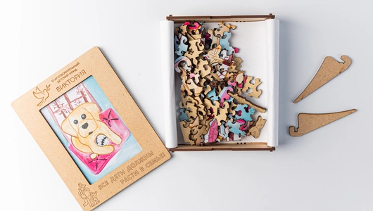 Пазл деревянный "Собака" Пазл деревянный "Собака"