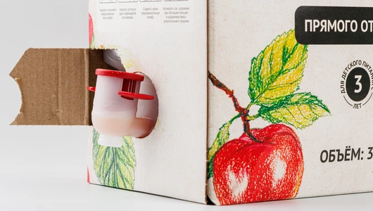 Сок яблочно-вишневый прямого отжима, 3 л