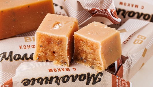 Конфеты молочные с маком
