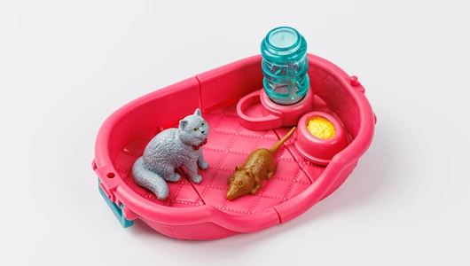 Игровой набор "Котик в чемодане"