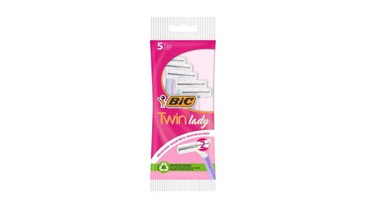 Бритва женская BIC Twin Lady с двумя лезвиями 5 шт
