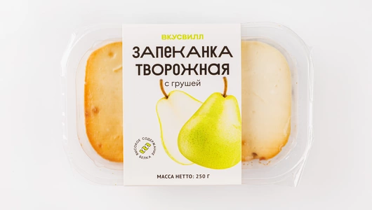 Запеканка творожная с грушей Запеканка творожная с грушей