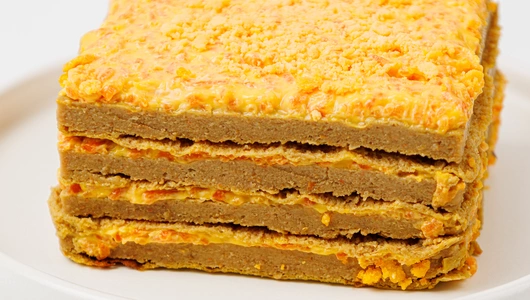 Печеночный пирог с морковью