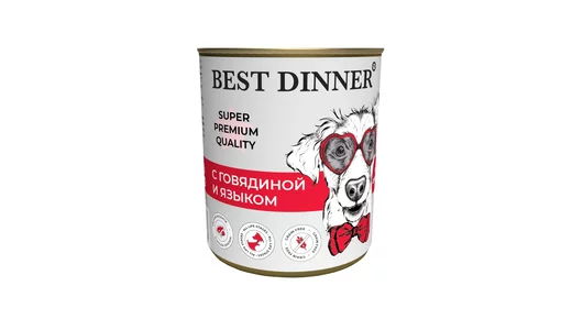 BEST DINNER 340гр Мясные деликатесы с говядиной и языком
