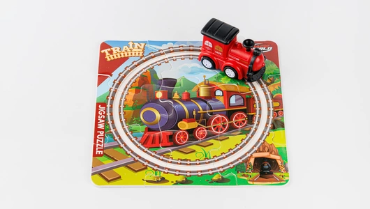 Пазл с трассой "Поезд"