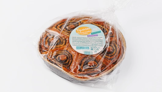 Булочка "Ромашка семейная" с маком