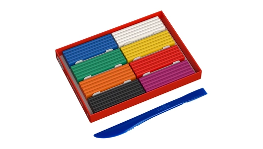 Пластилин Гамма Мультики 8 цветов со стеком 160 г