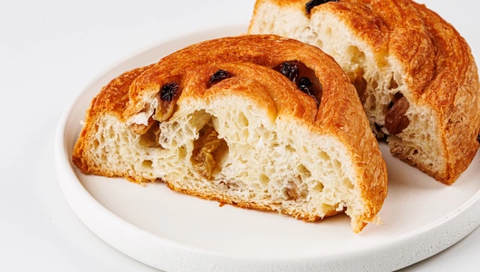 Улитка с изюмом, веган