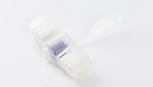 Блок для туалета подвесной трёхсекционный (цветочно-цитрусовый)