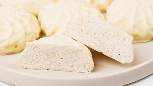 Зефир кофейный в белом шоколаде