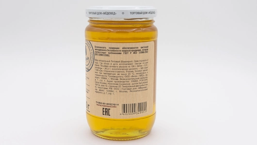 Мед Заповедные угодья Липовый натуральный 500 г