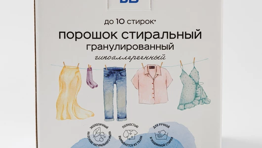 Порошок стиральный гранулированный, 500 гр