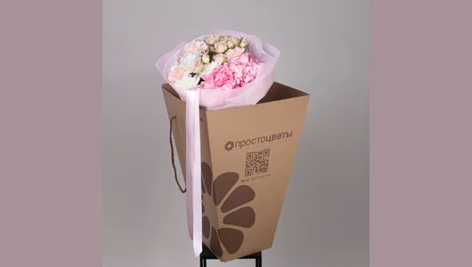 Букет Розовое счастье XS