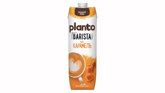 Напиток соевый Planto со вкусом карамели обогащенный кальцием ультрапастеризованный 1 л