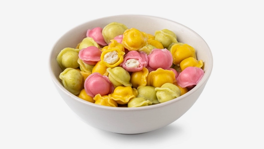 Пельмени микро с индейкой цветные, зам.