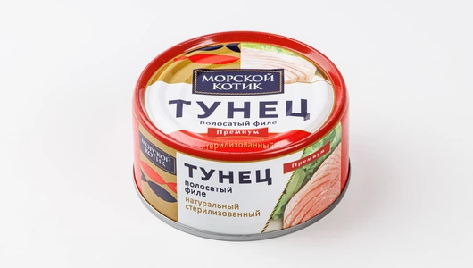 Тунец (полосатый) филе натуральный, 170 г