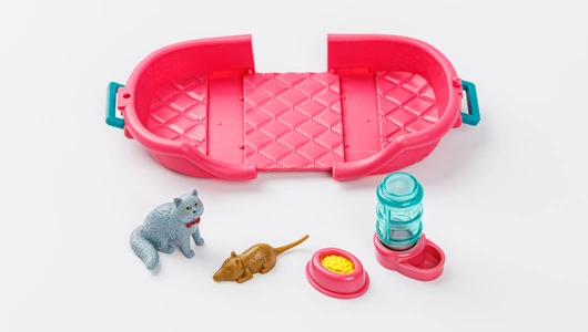 Игровой набор "Котик в чемодане"