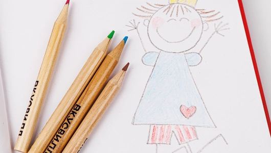 Карандаши цветные в тубусе, 12 шт Карандаши цветные в тубусе, 12 шт