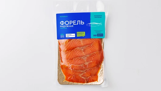 Форель радужная холодного копчения ломтики, 150 г