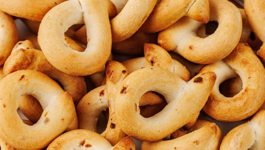 Таралли с луком без добавления сахара