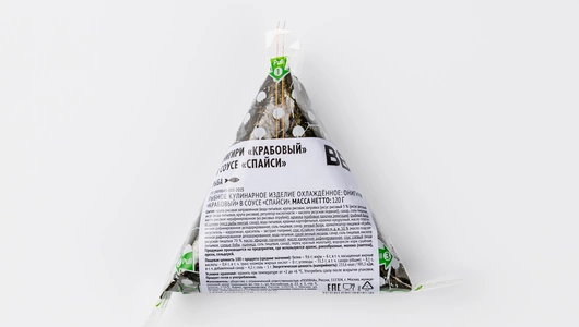 Онигири "Крабовый" в соусе "Спайси"