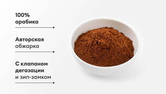 Кофе жареный молотый "Итальянский завтрак"