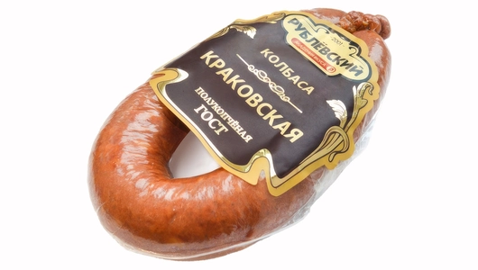 Колбаса полукопченая Рублевский Краковская 350 г