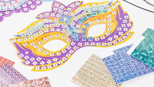 Набор для творчества "Маски блестящие"