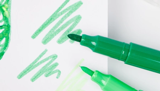 Набор фломастеров двусторонних для рисования, 12 цветов