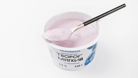 Творог мягкий с черникой однородный 4,2% Творог мягкий с черникой однородный 4,2%