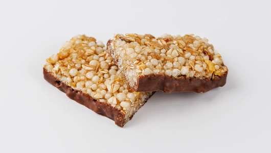 Батончик злаковый "Сливочный ирис в шоколаде"