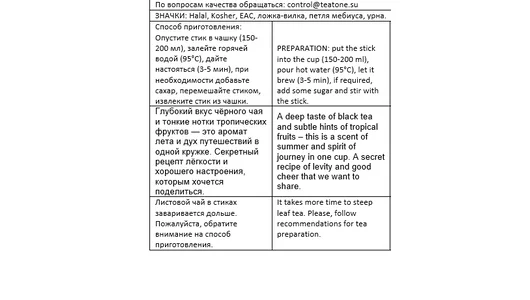 Чай черный Teatone с ароматом тропических фруктов стики 15х1,8 г