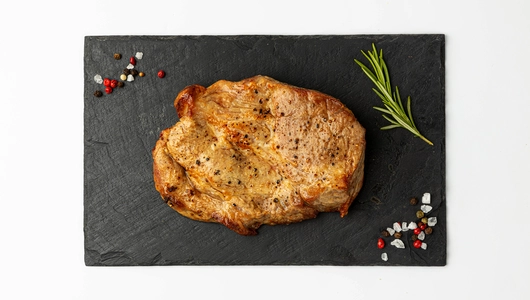 Стейк из свиной шеи вес