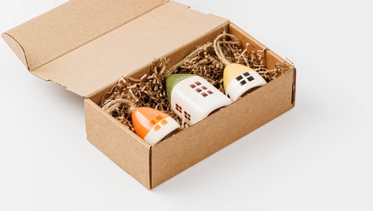 Набор колокольчиков "Домики". Цвет пастель