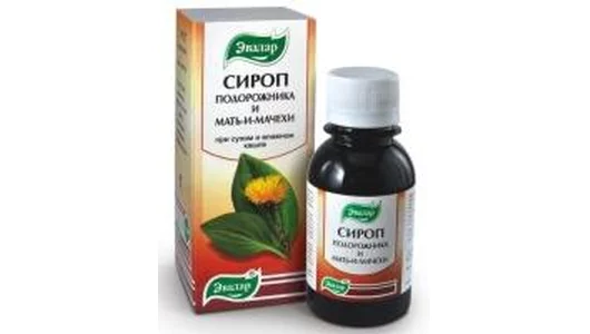 Сироп от кашля подорожник-мать и мачеха 100мл