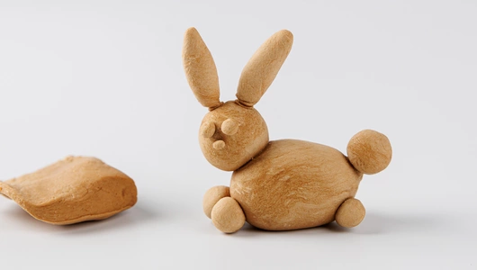 Деревянный пластилин для творчества