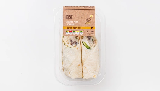 Сэндвич ролл с курицей и соусом "Дор-Блю"