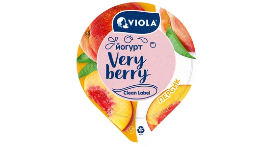Йогурт Viola Very Berry с&nbsp;персиком 2,6% 180 г