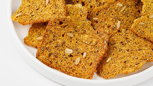 Чипсы с куркумой и гим. солью, безглютеновые Чипсы с куркумой и гим. солью, безглютеновые