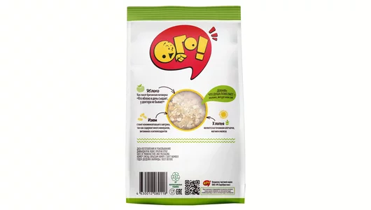 Готовый завтрак ОГО! Мюсли запеченные с яблоком 350 г