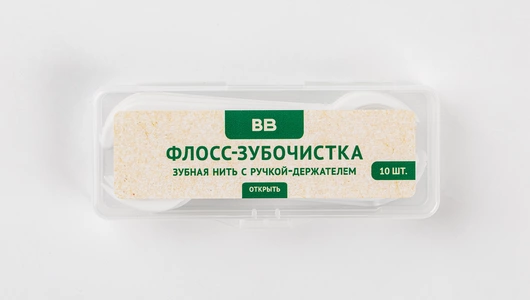 Флосс-зубочистка, 10 шт