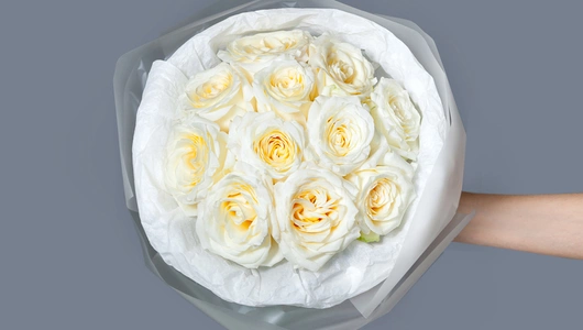 Монобукет из 11 Роз "Candlelight"