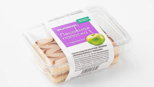 Песочная полоска с повидлом